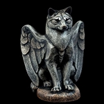 Small Winged Spirit Wolf Gargoyle Statue