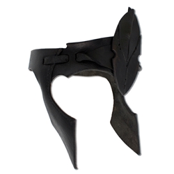 Leather Elven Head Band - Black