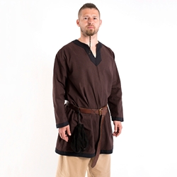 Basic Medieval Tunic - Brown/Black