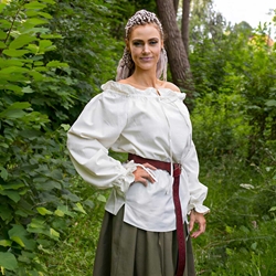 Ladies Pirate Shirt - White
