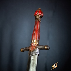 Duelist Short Sword - LARP Foam - Red Grip