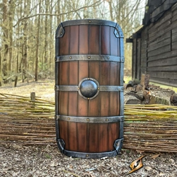 Reinforced Tower Shield-Wood - LARP Foam - 51 x 31 in