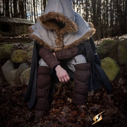 Padded Braces & Greaves -Brown