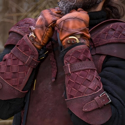 Ranger Bracers - Brown Suede