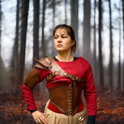 Brown Leather Shoulder Armour – Epic Armoury (Defiant Universe)