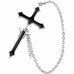 Impalare Cross Single Earring Steel Alchemy E280