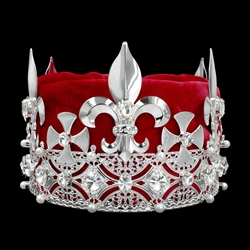 King's Crown Sliver - Red - Crystal Gems
