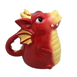 Red Dragon Topsy Turvy Mug