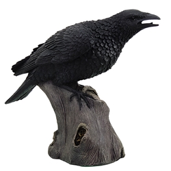 Large Raven Figurine,Large Raven Statue