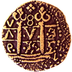 Gold Doubloon Replica Coin OD70