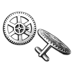 Steampunk Clock Gear Cuff Links 136.1068