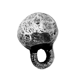 Pewter Medieval Ball Shank Button - Set of 10