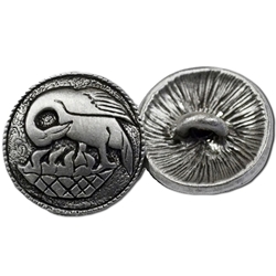 Pelican in Her Piety Button 107.0715