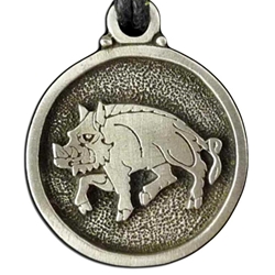 Boar Pewter Pendant 121.0665
