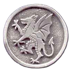 Rampant Dragon Pin