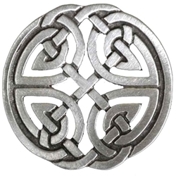 Round Celtic Knot Brooch