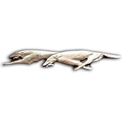 Greyhound Brooch