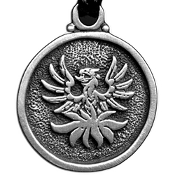 Phoenix Pewter Pendant