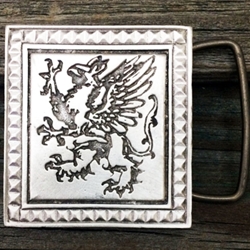 Griffin Belt Buckle Fine Pewter 128.0389