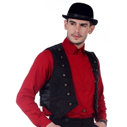 Open Front Short Vest C1335