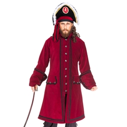 Plus Size George Lowther Pirate Coat