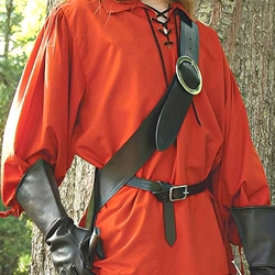 Left Handed European Baldric - Black