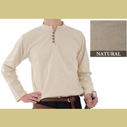 Heavy Cotton Shirt, Natural, Extra Large
