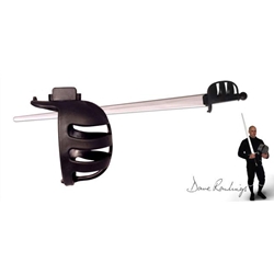 Synthetic Basket Hilt Guard-Black PR2031