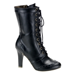 Tesla Victorian Steampunk Boots 34-3146