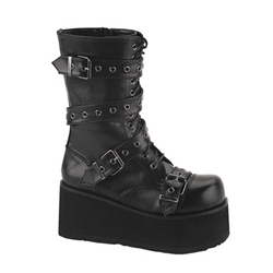Trashville Eyelet Strap Boots