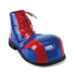 Men's Large Toe Red and Blue Clown Shoes