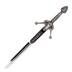 Claymore Letter Opener Pewter MA1230