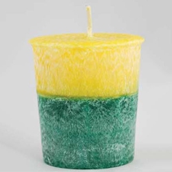 Palm Oil Votive Candle - Patchouli Amber