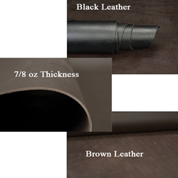 Black or Brown Leather Scrap Bundle – 7/8 oz (1 lb)