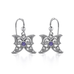 Blue Moon Silver Earrings