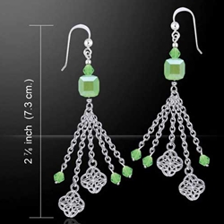 Celtic Knotwork Silver Earrings