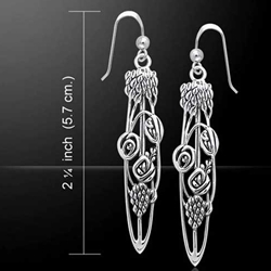 Art Nouveau Silver Earrings 52-TER499
