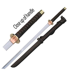 Braided Leather Ninja Sword 62-2029