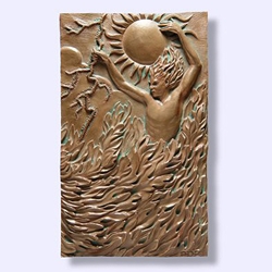 Fire Wall Collage Plaque 64-ZF