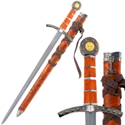 Medieval Knights Mini Broad Sword with Scabbard