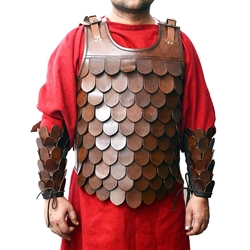 Leather Scale Armor Set - Bracers - Greaves