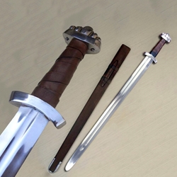 Five Lobed Viking Sword- Stage Combat Version with Suspension Loop Scabbard,Five Lobe Viking Sword Blunted Blade