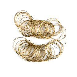 Gold Bangles (50) 100-154876