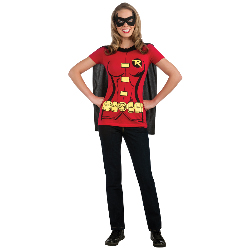 Robin (Female) T-Shirt Adult Costume Kit 100-212046