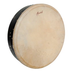 Black Tunable Mulberry Bodhran T-Bar 16 x 3.5 in - Roosebeck