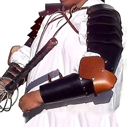 Full Leather Arm Armour Leather Elbow BTS-2132