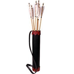 Archers Leather Scale Quiver