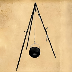 Large Medieval Cooking Tripod