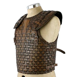 LARP Troy Style Leather Cuirass DC-667