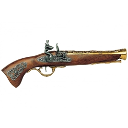 18th Century Austrian Antique Brass Blunderbuss - Non-Firing Replica